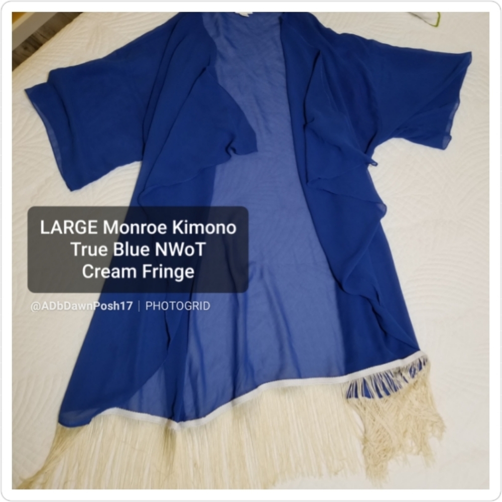 Lularoe Monroe Kimono with Fringe!